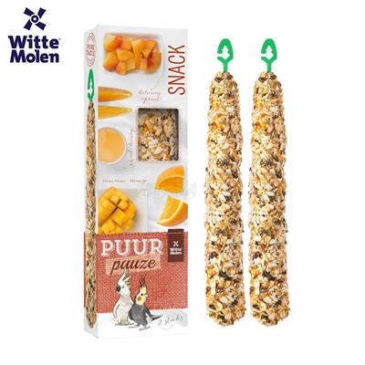 Puur pauze seed sticks large parakeet & cockatoo Gourmet seed sticks with fruit & honey (large)(2 sticks, 140g)